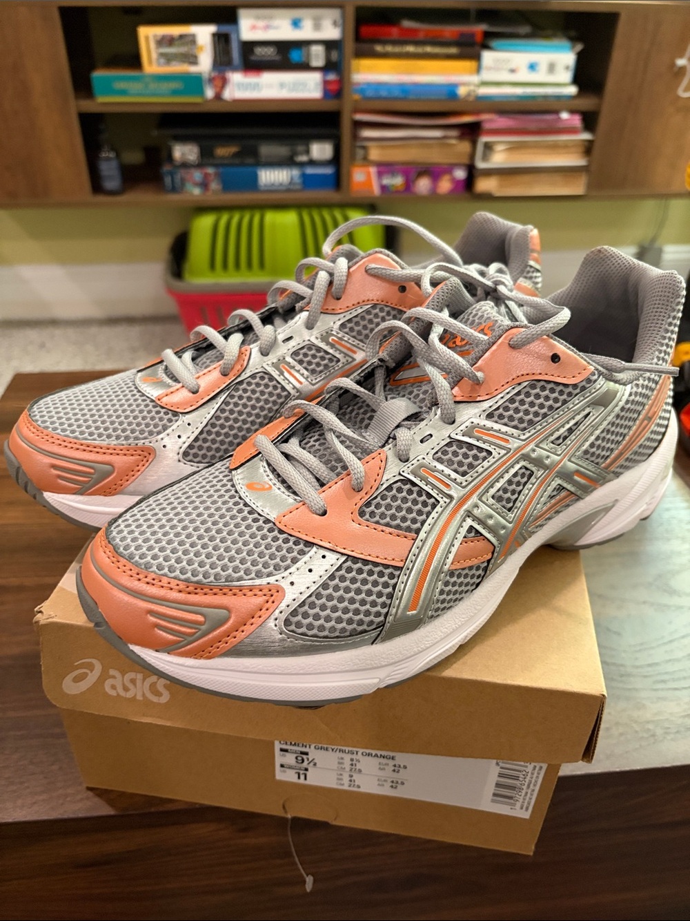 ASICS Gel-1130 Rust Orange Sz 9.5 men’s